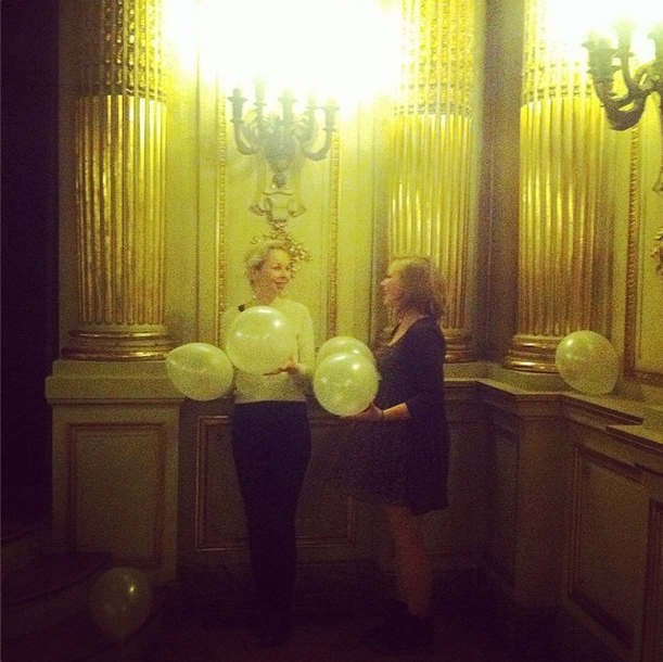 Luftballons, Gold, Säulen... schöner kanns eigentlich kaum werden; Foto: MKG